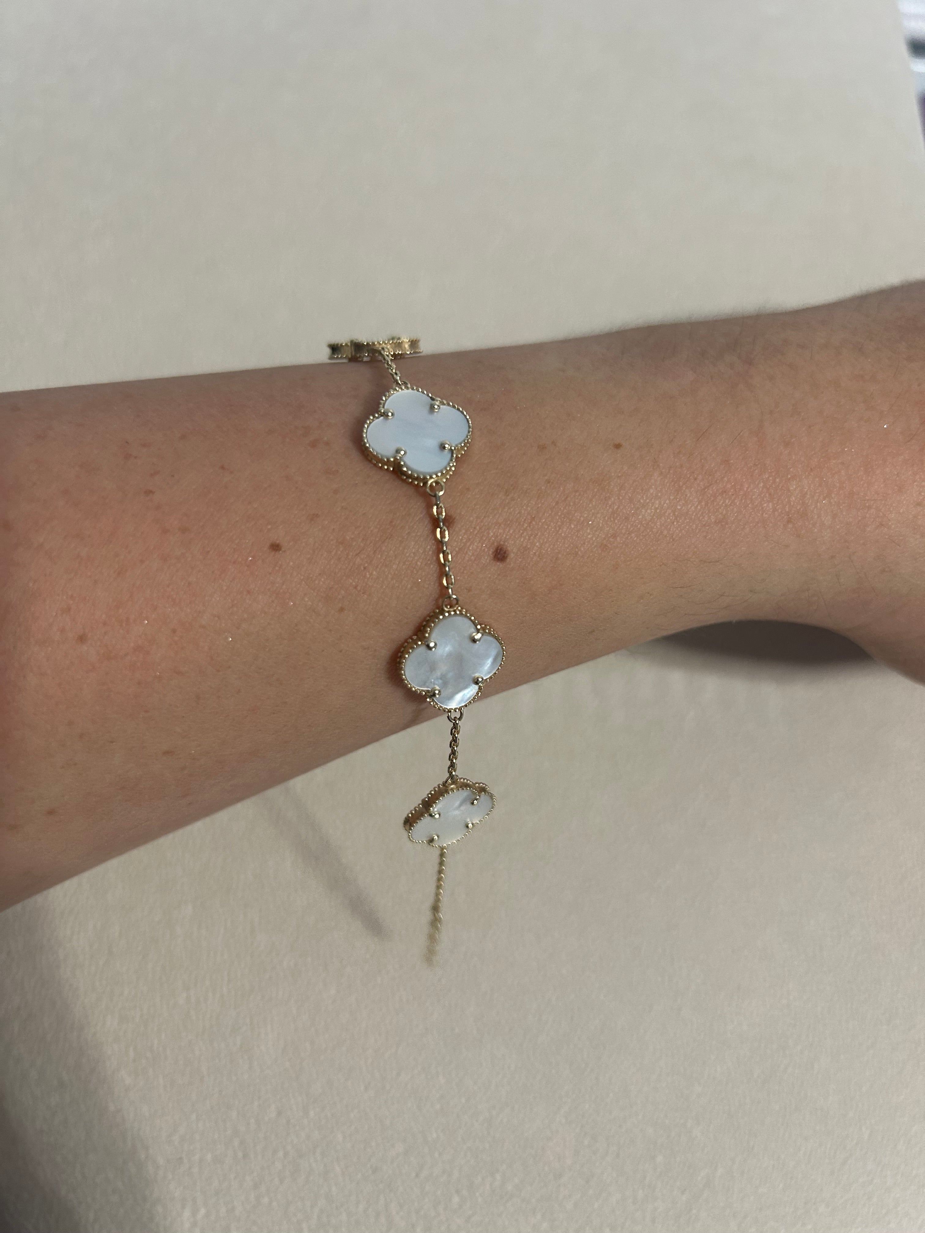 14K Clover Bracelet