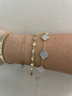 14K Clover Bracelet