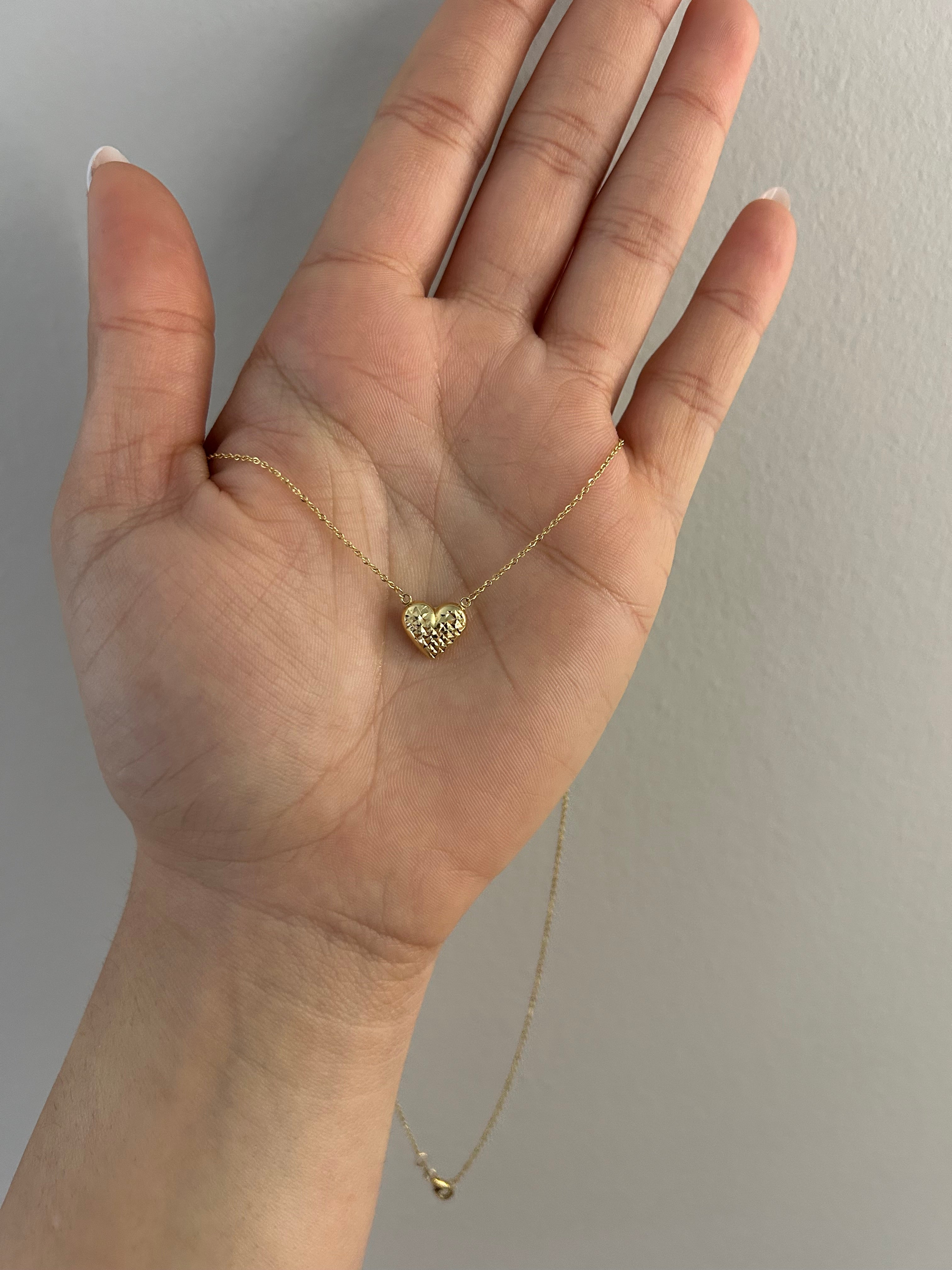 14K Hearth necklace