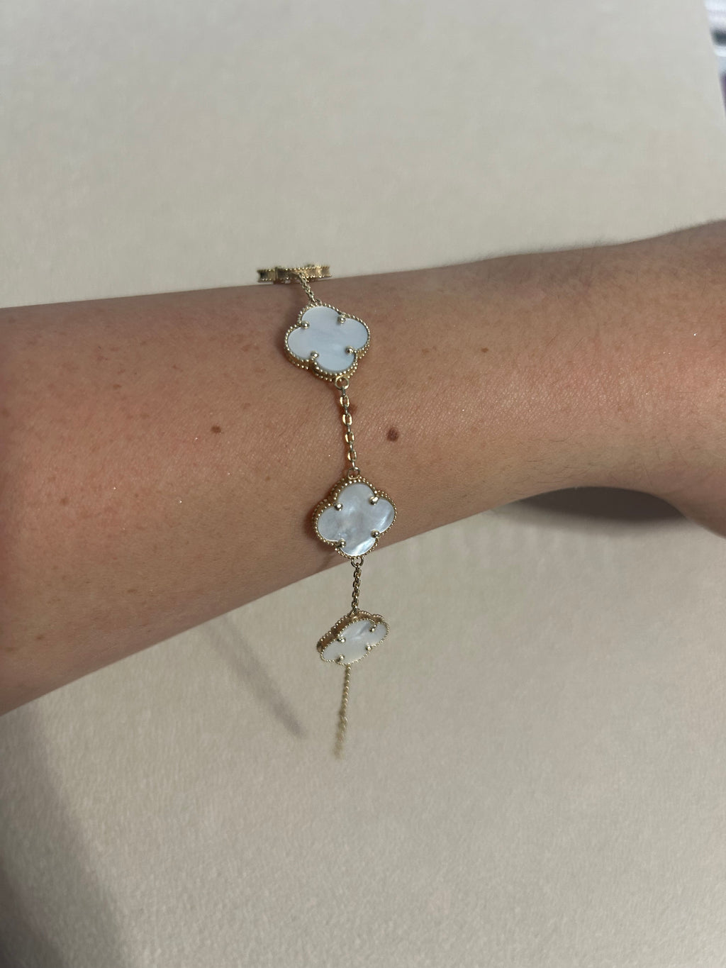 14K Clover Bracelet