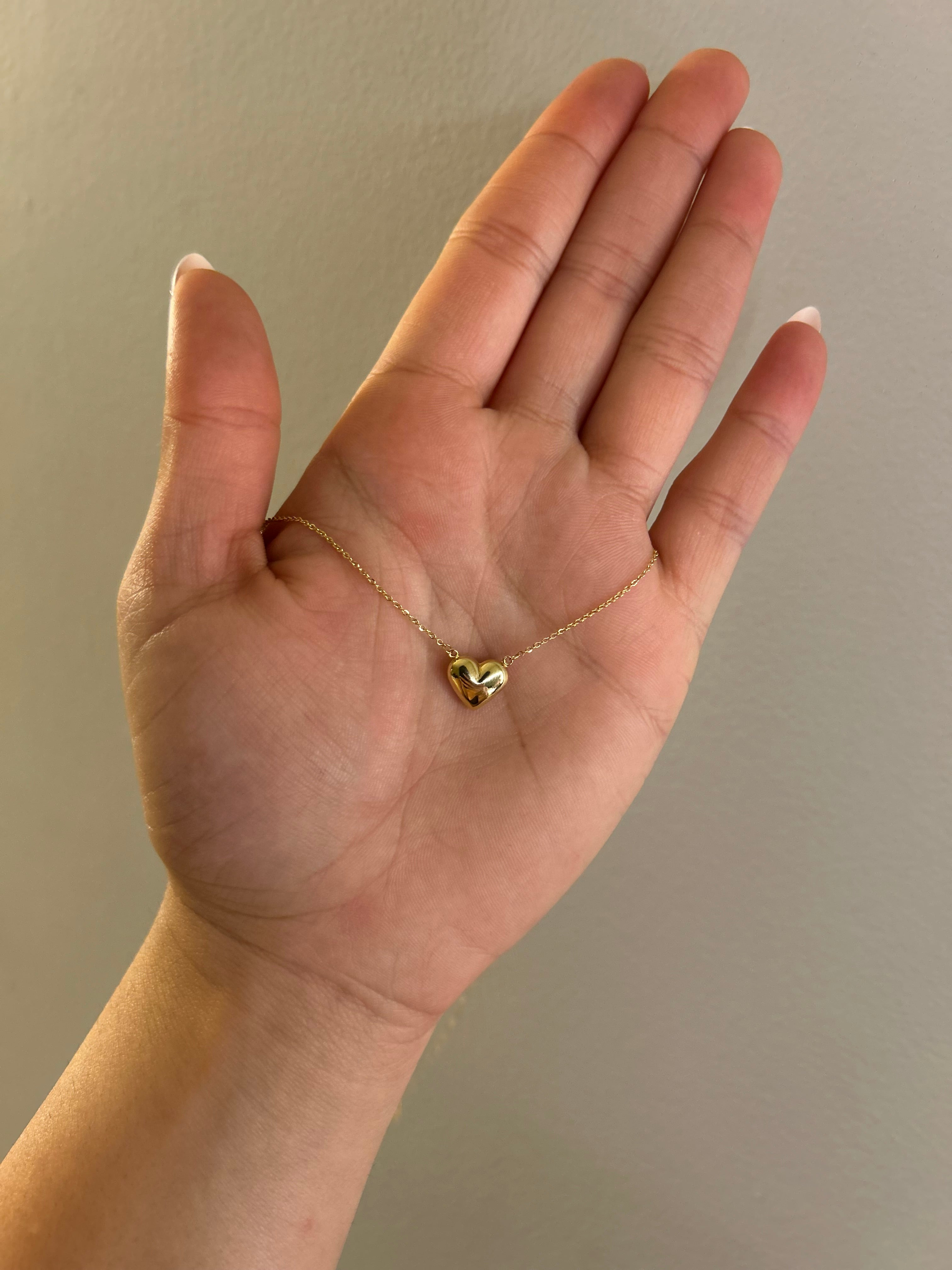 14K Hearth necklace
