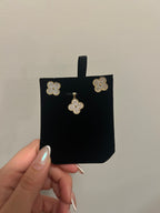 14K Set clover