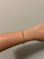 14K Hearth Bracelet