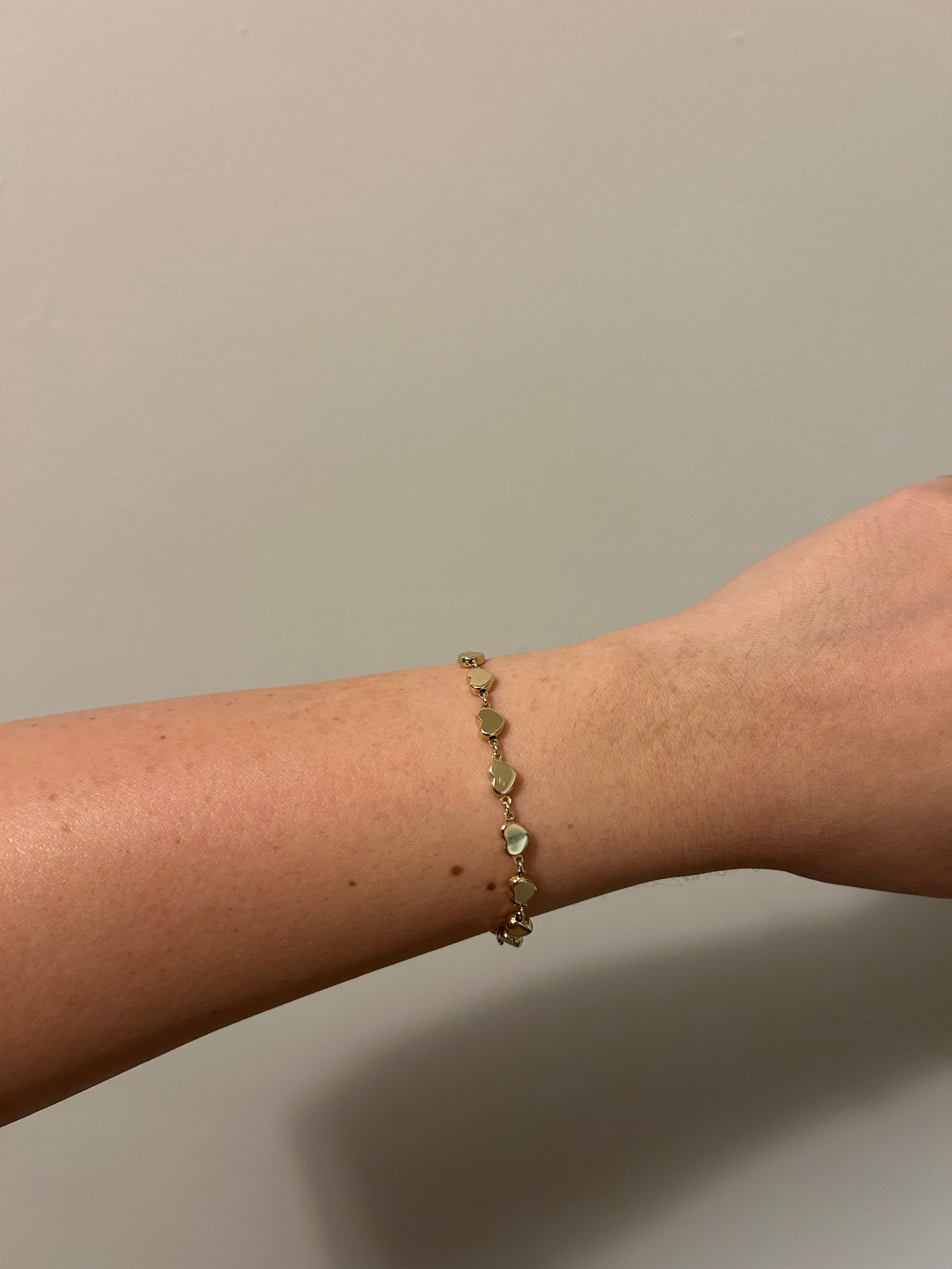 14K Hearth Bracelet